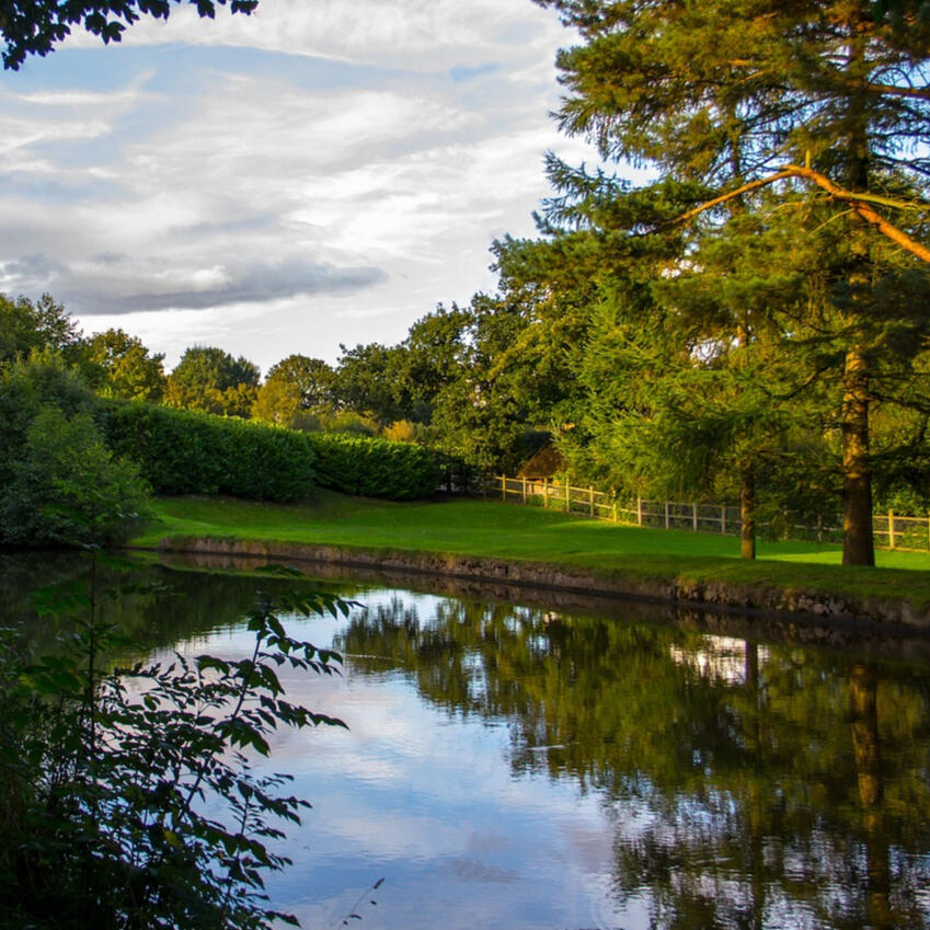 A canal in Cheshire